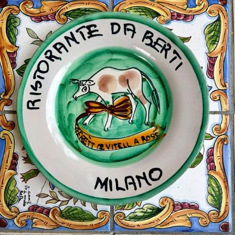 Vintage Buon Ricordo plate – Nyary ES
