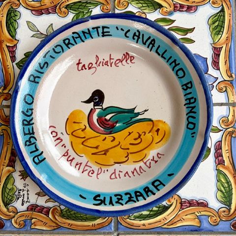 Vintage Buon Ricordo plate – Nyary ES