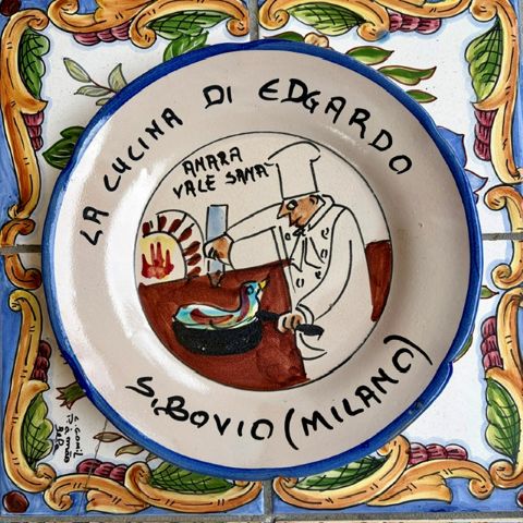 Vintage Buon Ricordo plate – Nyary ES