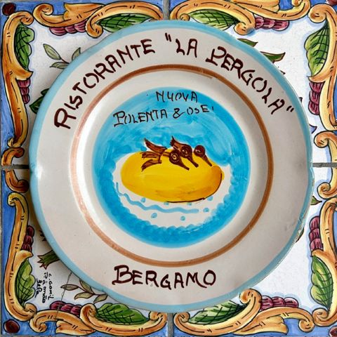 Vintage Buon Ricordo plate – Nyary ES