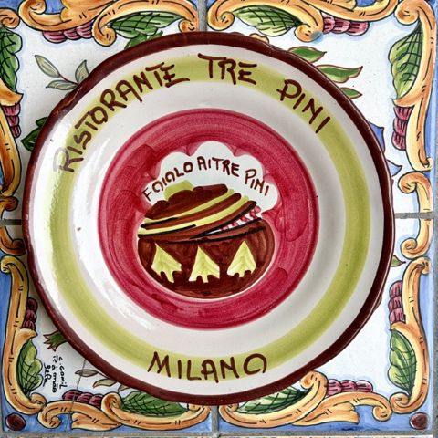 Vintage Buon Ricordo plate – Nyary ES