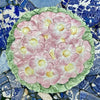 Italian Majolica Flower Plate