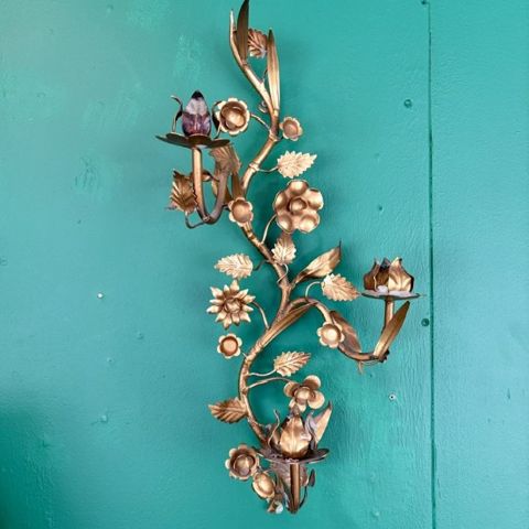 Italian Gilt 3 Candle Sconce