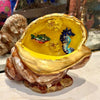 Vintage French Shell with Fish Lamp