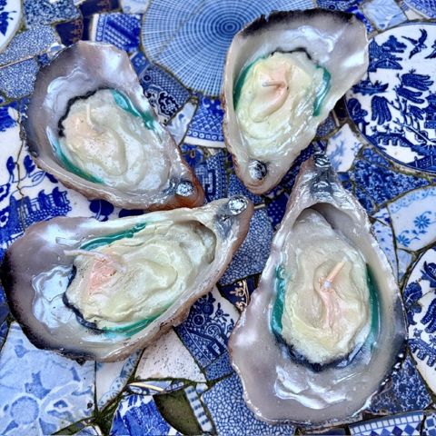 Oyster Italian food candle - 1pce