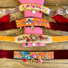 Embroidered Choker/Bracelet
