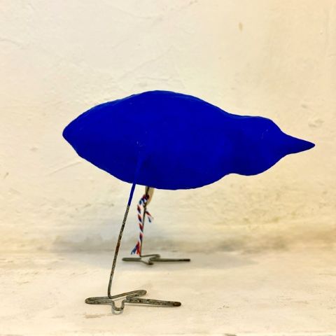 French Paper Mache Bird