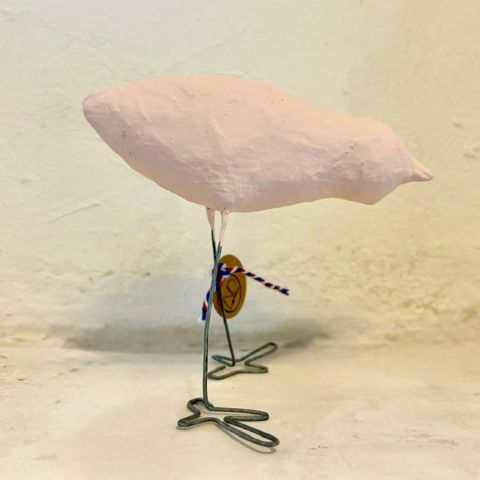 French Paper Mache Bird