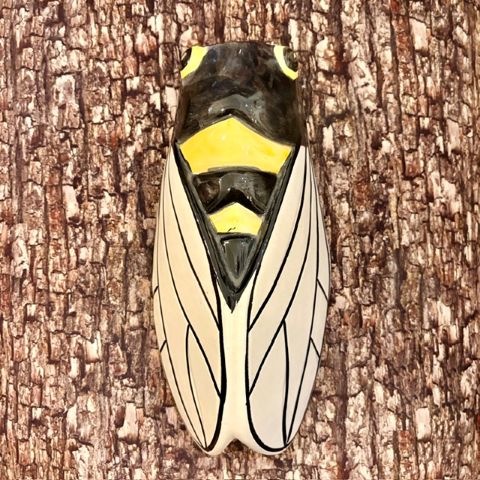 Vintage French Cicada vase 26cm