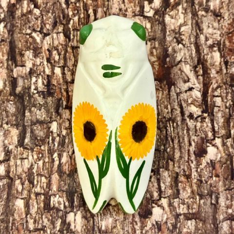 Vintage French Cicada vase 14cm