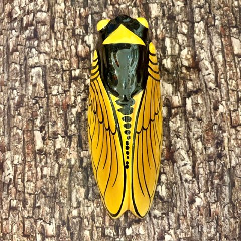 Vintage French Cicada vase 22cm