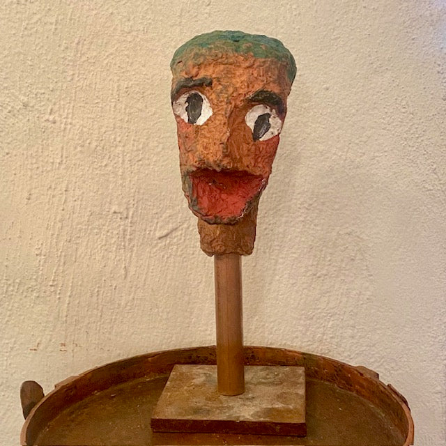 Vintage French Puppet Head