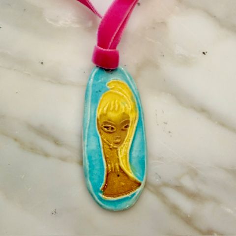 Vintage French Vallauris Pendant
