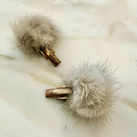 Vintage Mink Cufflinks