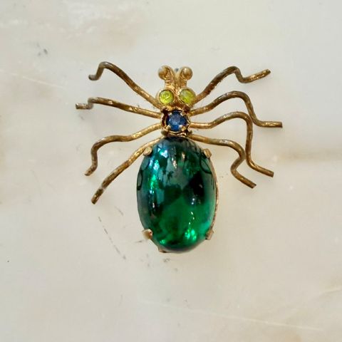 Vintage Spider Brooch