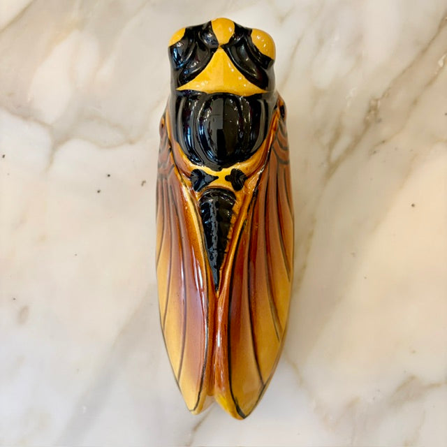 Vintage French Cicada vase 18cm