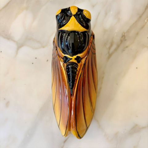 Vintage French Cicada vase 18cm