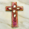 Vintage Limoges Cross Pink