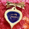 Vintage Limoges Heart Brooch