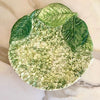 Italian Majolica Hydrangea Plate