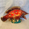 Vintage French Fish Lamp Lge