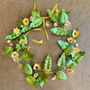 Vintage Tole Wreath
