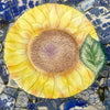 Italian Majolica Flower Plate 22cm