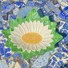 Italian Majolica Daisy Plate