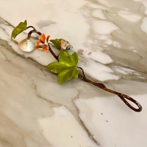 Vintage Italian Tole Candle Snuffer