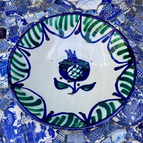 Vintage Spanish Large Bowl