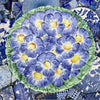 Italian Majolica Flower Plate