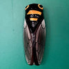 Vintage French Cicada vase 15-16cm