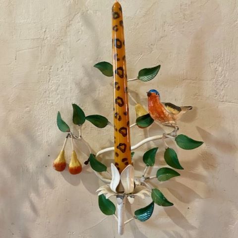 Vintage Bird Candle Sconce