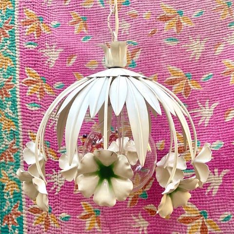 70's French Flower Light