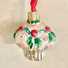 Vintage Glass Xmas Ornaments - Cake