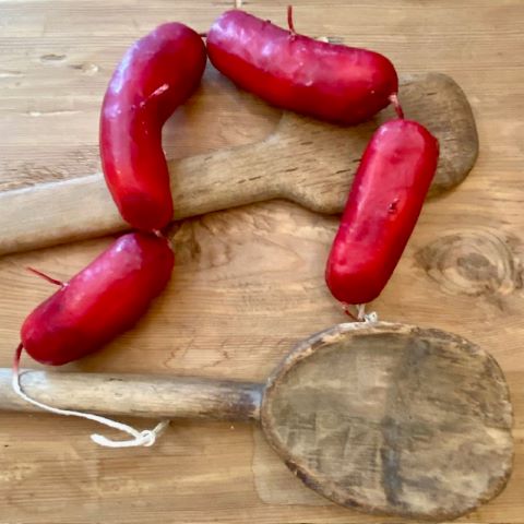 Salsiccia Sausage Italian food candle
