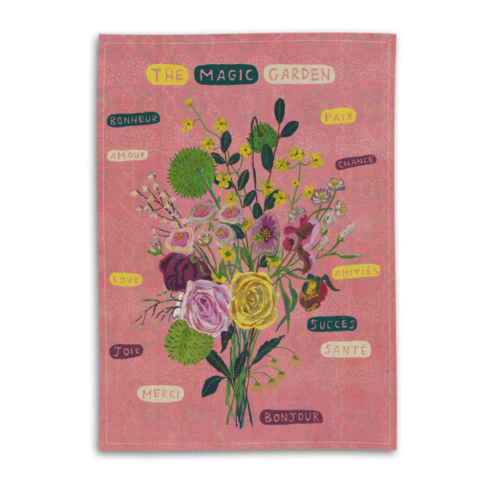 Nathalie Lete Tea Towel - Magic Garden