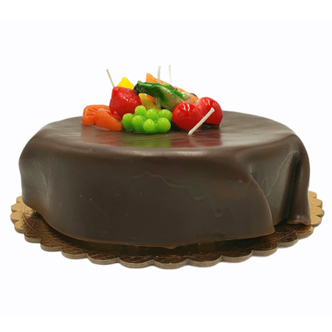 Sacher Torte Italian Cake Candle