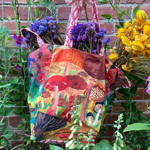 Nathalie Lete  Mushrooms Market bag