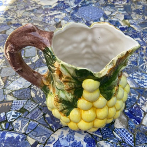 Vintage Italian Grape Jug
