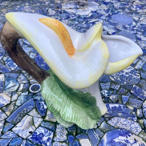Vintage Italian Lily Jug