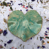 Heart shaped Leaves by French ceramic artist Fabienne Auzolle
