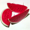 Watermelon slice Italian food candle - 1 pce