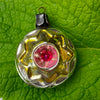 Vintage Glass Xmas Ornaments - Flowers
