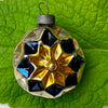 Vintage Glass Xmas Ornaments - Flowers