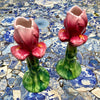 Italian Iris Bud Candle holder/Vase