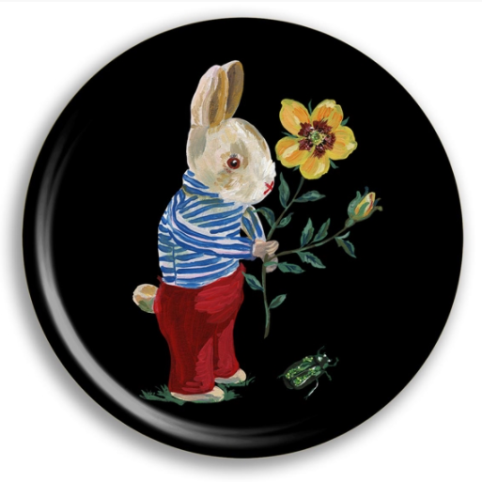 Nathalie Lete Bunny Round Tray