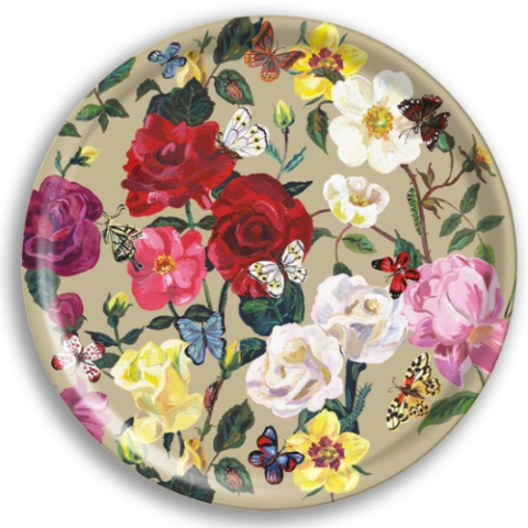 Nathalie Lete Roses Round Tray